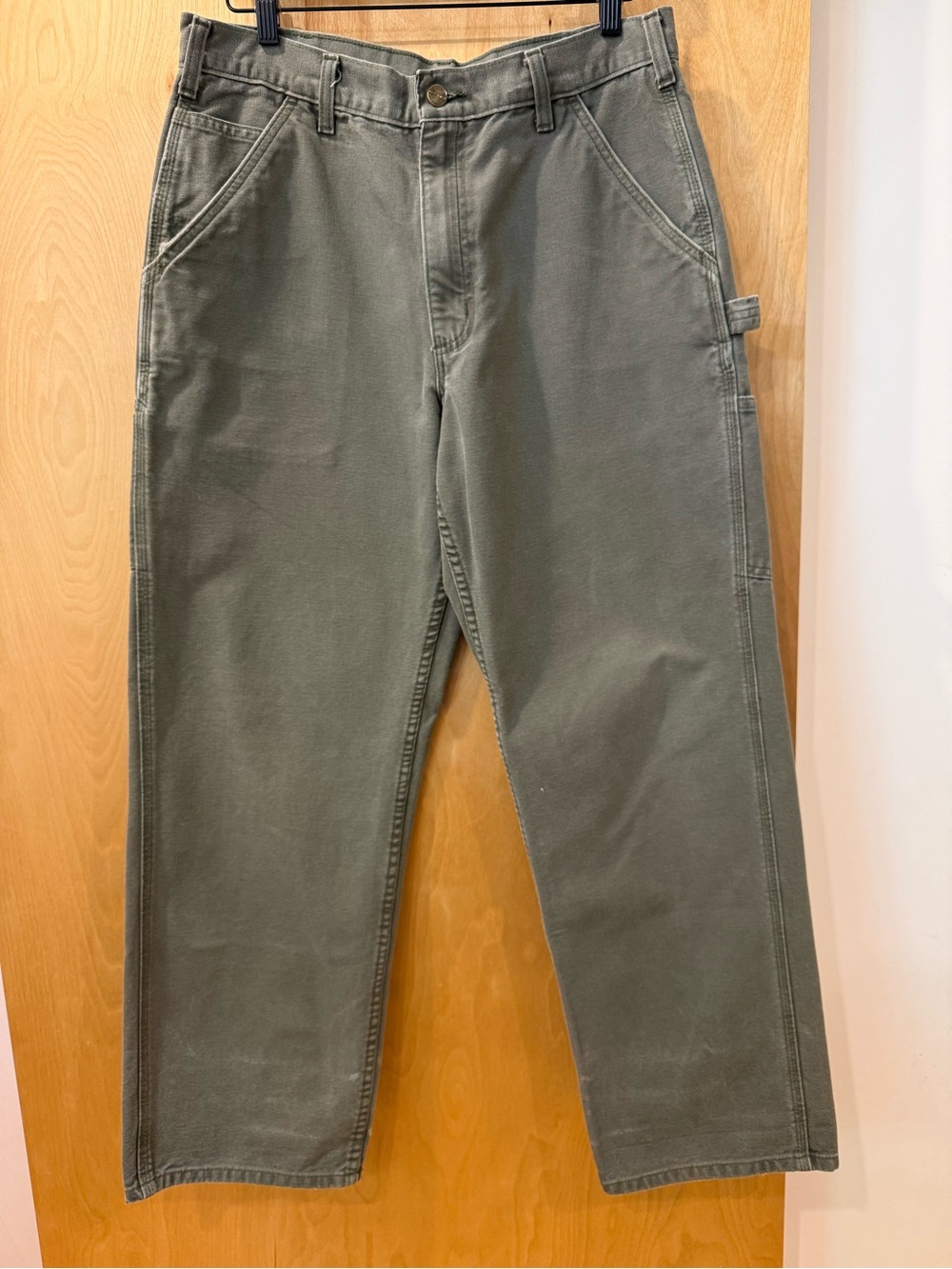 Carhartt Olive Workwear Relaxed Jeans